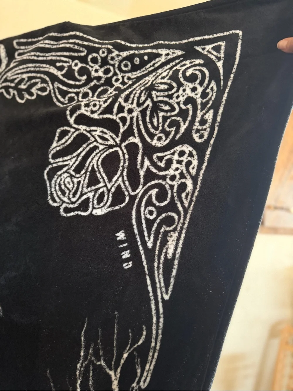 Blackcraft Cult black throw